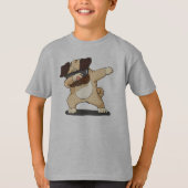 Dabbing Pug Funny Shirt (Voorkant)