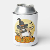 Dabbing Pug Halloween Blikjeskoeler (Blikje Voorkant)