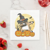 Dabbing Pug Halloween Servet (Insitu)