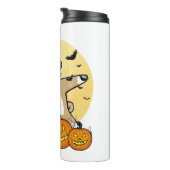 Dabbing Pug Halloween Thermosbeker (Geroteerd rechts)