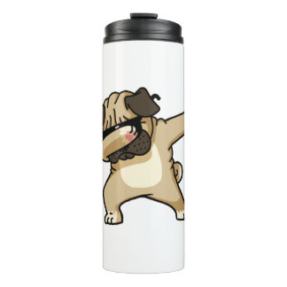 Dabbing Pug Puppy Thermosbeker