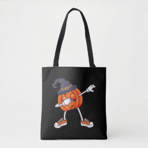 Dabbing Pumpkin Draag Witch Pet Halloween Gift Tote Bag
