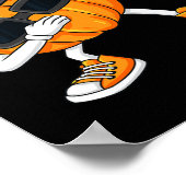 Dabbing Pumpkin Pilgrim Thanksgiving Day Boys Girl Poster (Hoek)