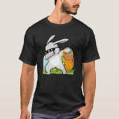 Dabbing Rabbit Easter Day Eggs Bunny Dabbing Boys  T-shirt (Voorkant)
