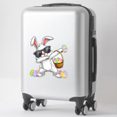 Dabbing Rabbit Easter Day Eggs Dab boys Girls Kind Sticker (Koffer)