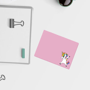 Dabbing Rainbow Unicorn Cute Post-it® Notes
