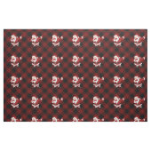 Dabbing Red Pset Santa Claus | Fun Rustic Buffalo Stof (Fat Quarter)