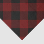 Dabbing Red Pset Santa Claus | Fun Rustic Buffalo Tissuepapier (Detail)