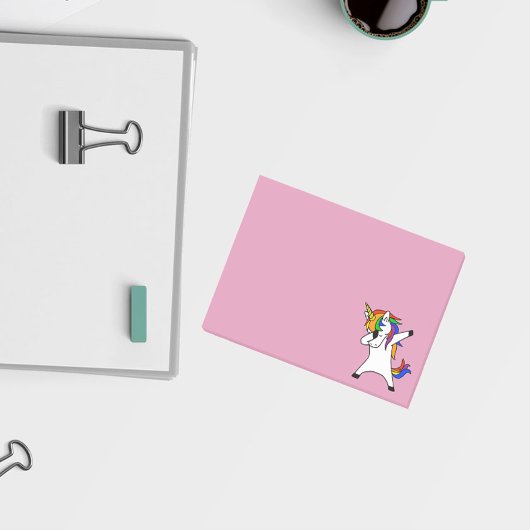 Dabbing Regenboog Eenhoorn Cute Post-it® Notes