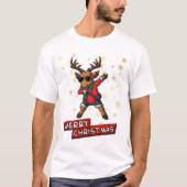 Dabbing Reindeer T-shirt (Voorkant)
