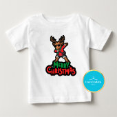Dabbing Rendier Kerst Kinder T-shirt