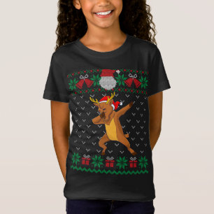Dabbing rendier, lelijke kerst trui Xmas T-shirt