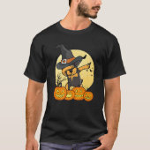 Dabbing Rottweiler Dab Dance Funny Dog Halloween G T-shirt (Voorkant)