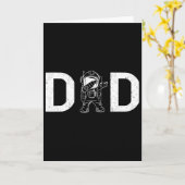 Dabbing Ruimtevaarder Vader Papa Buitenruimte Plan Kaart (Gele Bloem)