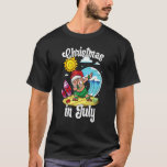 Dabbing Santa Claus Christmas In July Xmas Beach V T-shirt<br><div class="desc">Kerstkerstmis in juli met kerstvakantie 2.</div>