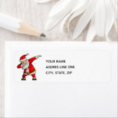Dabbing Santa Claus Etiket (Insitu)