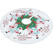 Dabbing Santa Claus Familienaam Kerstmis Kerstboom Rok (Gekanteld)