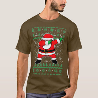 Dabbing Santa Claus Feestdagen Dab T-shirt