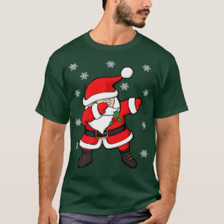Dabbing Santa Claus Funny kerstpremie T-shirt
