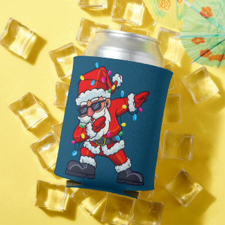 Dabbing Santa Claus kerstboomlampjes Kind Blikjeskoeler