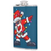 Dabbing Santa Claus kerstboomlampjes Kind Heupfles (Links)