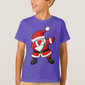 Dabbing Santa Claus KerstDab T-shirt (Voorkant)
