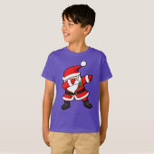 Dabbing Santa Claus KerstDab T-shirt (Voorkant volledig)