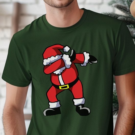 Dabbing Santa Claus Kerstmis T-shirt