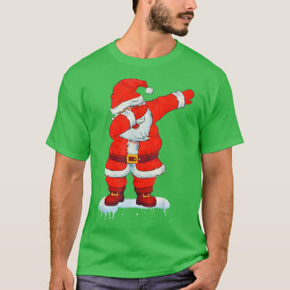 Dabbing Santa Claus Xmas Dab Dance kerstboom T-shirt