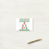 Dabbing Santa Elf Friends Boys Ugly KerstSwea Post-it® Notes (Op bureau)
