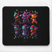 Dabbing Santa Elf Friends Christmas Boys Girls Men Muismat (Voorkant)