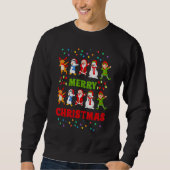 Dabbing Santa Elf Friends Christmas Kids Boys Men  Trui (Voorkant)