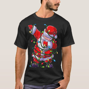 Dabbing Santa Elf Friends Kinder Boys Girls Christ T-shirt