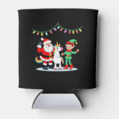 Dabbing Santa Elf Unicorn Christmas Kids Boys Men  Blikjeskoeler (Voorkant)