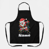 Dabbing Santa Funny Personalized Christmas Gift Schort (Voorkant)