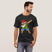 Dabbing Santa Hawaiian Beach Outfit Summer Christm T-shirt (Voorkant volledig)
