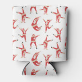 Dabbing Santa Leuk Kerstpatroon Blikjeskoeler (Voorkant)