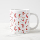 Dabbing Santa Leuk Kerstpatroon Grote Koffiekop (Rechts)