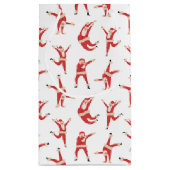 Dabbing Santa Leuk Kerstpatroon Klein Cadeauzakje (Achterkant)