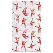 Dabbing Santa Leuk Kerstpatroon Klein Cadeauzakje (Voorkant)