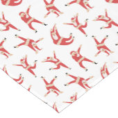 Dabbing Santa Leuk Kerstpatroon Korte Tafelloper (Hoek)