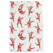 Dabbing Santa Leuk Kerstpatroon Medium Cadeauzakje (Voorkant)