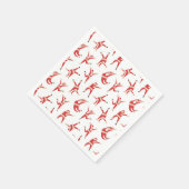 Dabbing Santa Leuk Kerstpatroon Servet (Hoek)