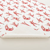 Dabbing Santa Leuk Kerstpatroon Sherpa Deken (3/4)