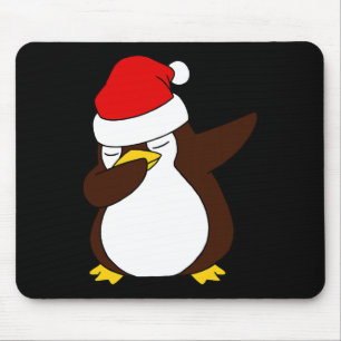Dabbing Santa Penguin Xmas voor meisjes en voor jo Muismat