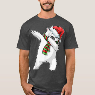 Dabbing Santa Polar Beer Kerstmis T-shirt