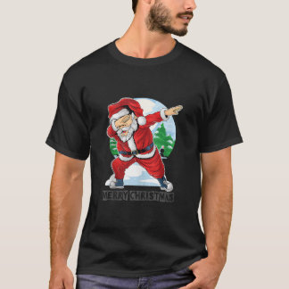 Dabbing Santa Shirt voor Jongens Meisjes Christmas