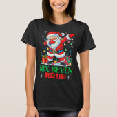 Dabbing Santa Six Seven Bruh Funny Christmas 6 7 M T-shirt (Voorkant)
