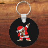 Dabbing Santa Sloth Merry Slothmas Christmas Kids  Sleutelhanger (Voorkant)
