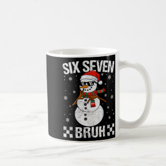 Dabbing Santa Snowman 6 7 Meme Christmas Six Seven Koffiemok